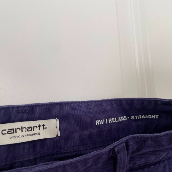 Carhartt WIP Pierce Pant Straight, Size 26,  Purple/Aura - Picture 5 of 7